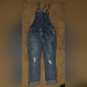 JustFab Denim Overalls